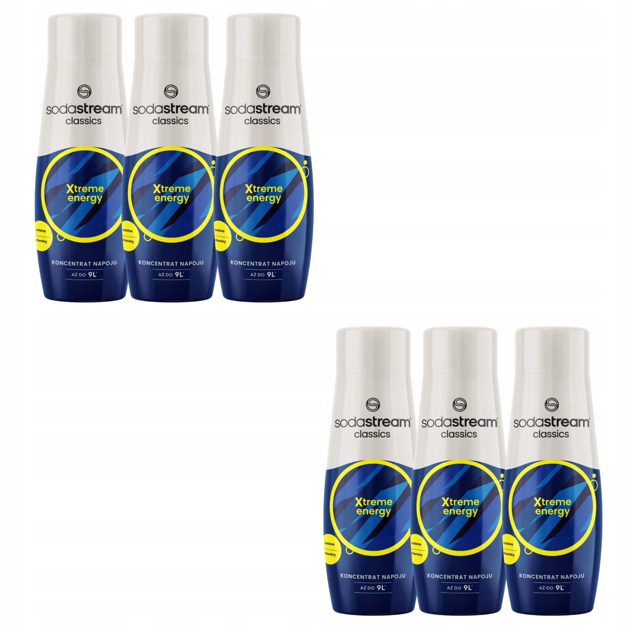 Levně Koncentrát energetický nápoj sirup šťáva Sodastream Energy 440 ml x6