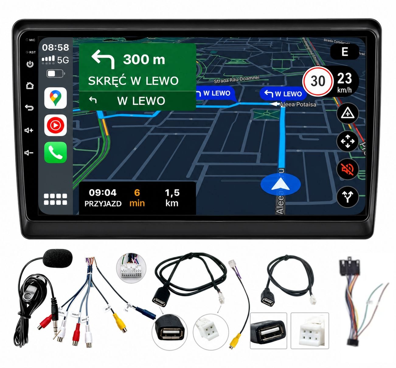 Autorádio Kia Ceed 2006-2009 Carplay Android Auto Bt Usb