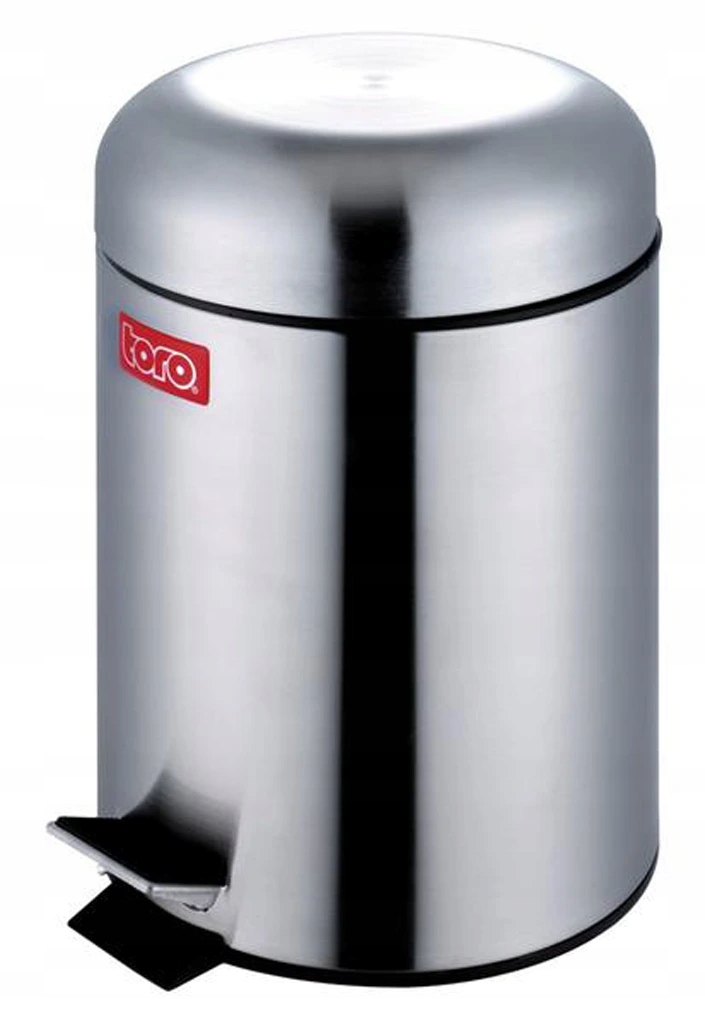 Levně Nerezový nášlapný odpadkový koš Toro Retro 3l