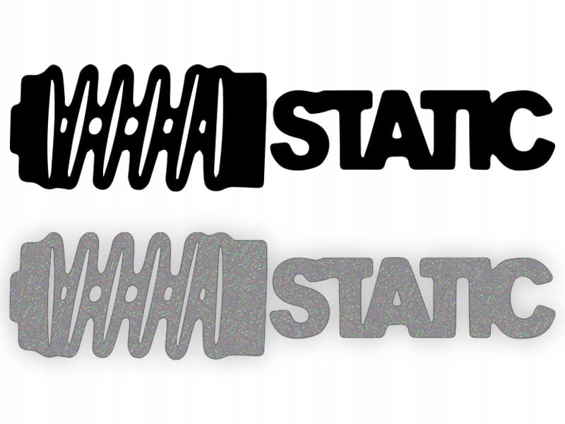 STATIC - Naklejka na samochód na auto - ODBLASKOWA