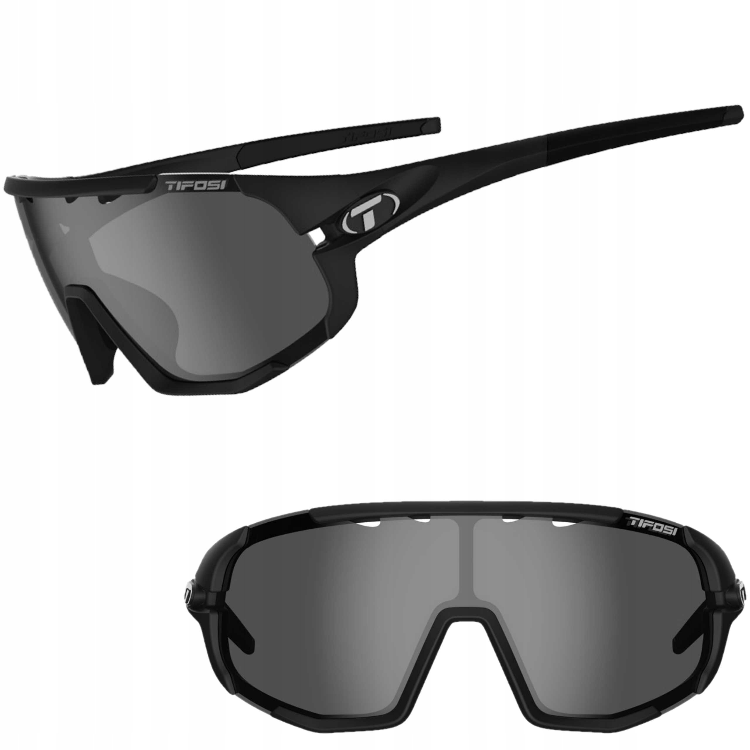 Sportovní cyklistické brýle Tifosi Sledge Lite Matte Black 3 skla (15/39/90%)