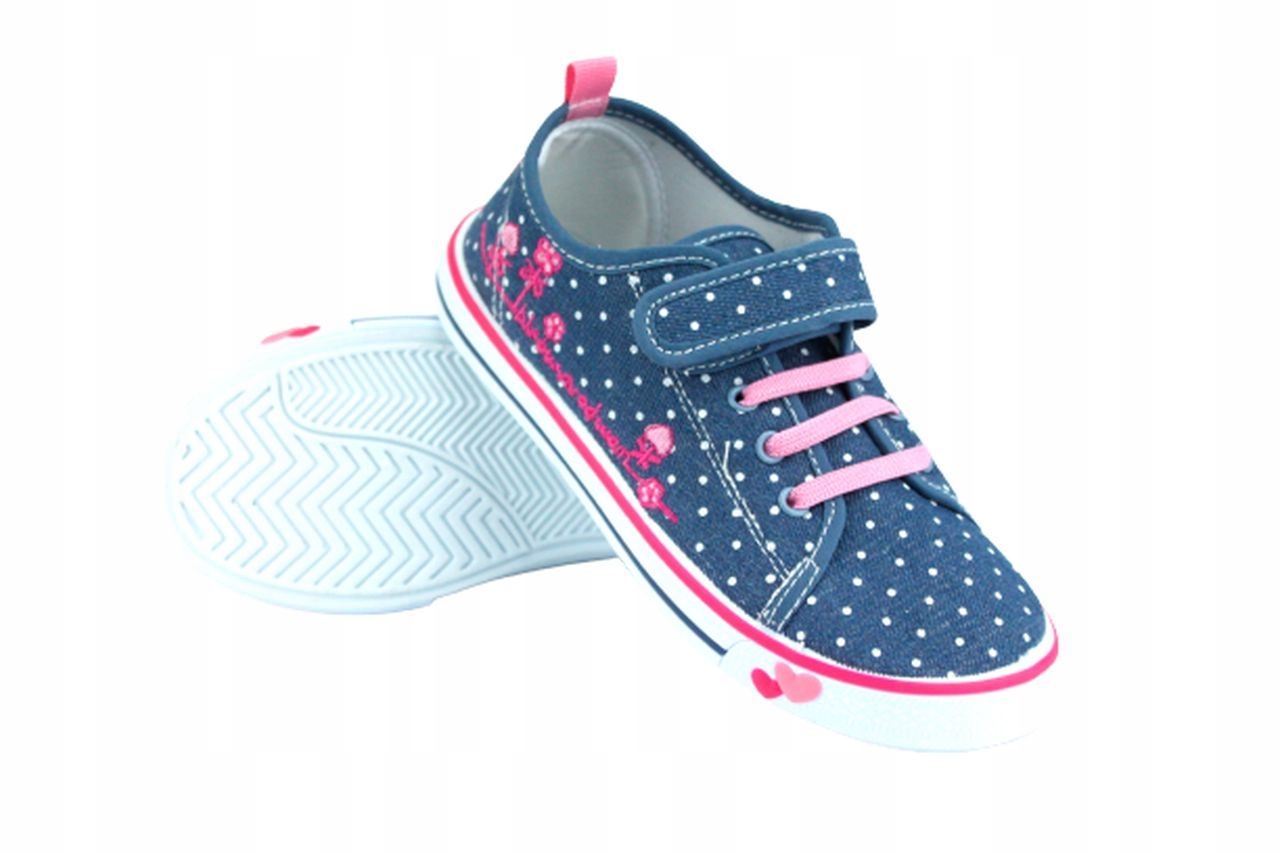 

American TEN16-21 Dziewczęce Niebieskie Rzep R. 35