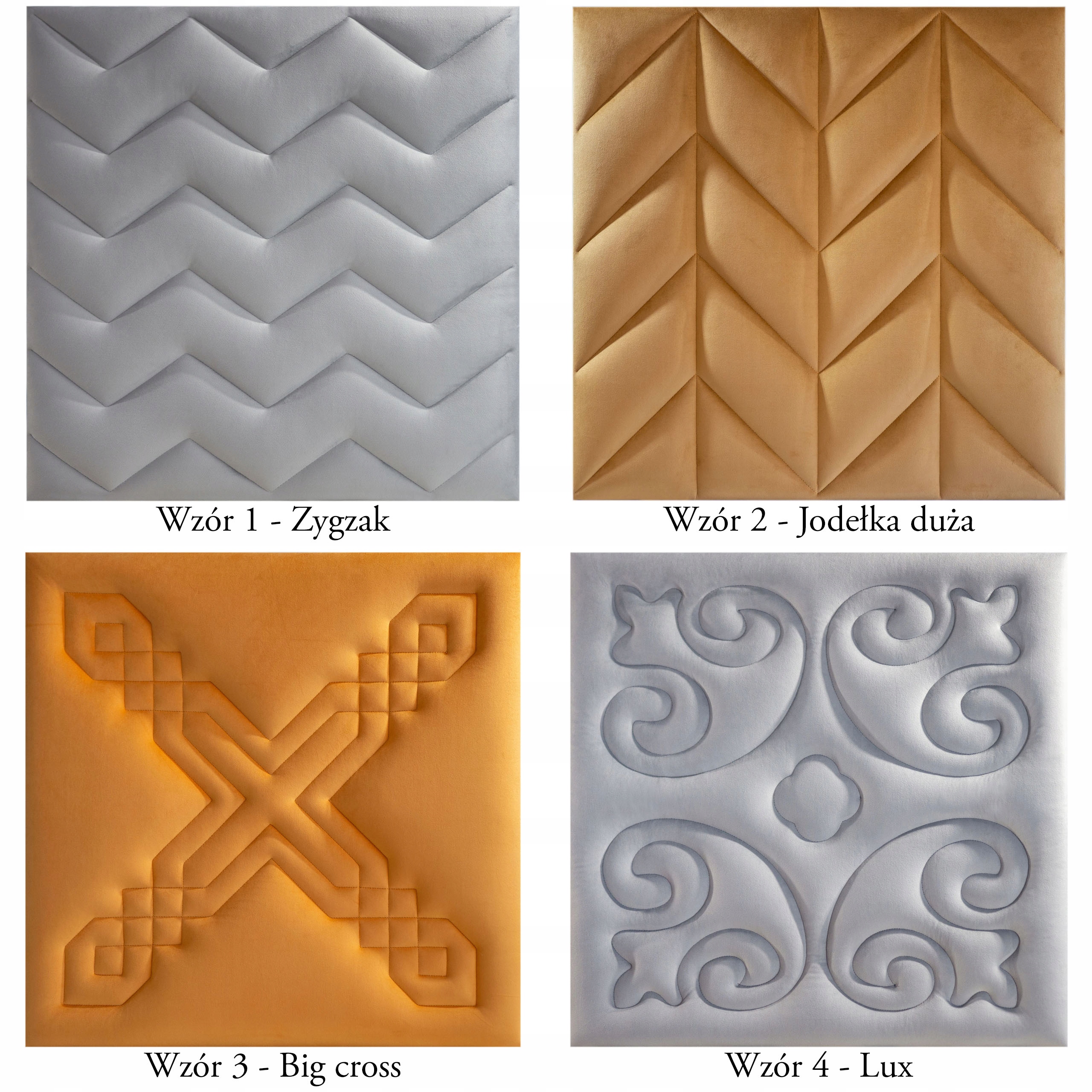 PANELE TAPICEROWANE 3d panel ze wzorem na dowolny wymiar MAX 90x60 cm Kod producenta LUNA panel tapicerowany ze wzorem na wymiar