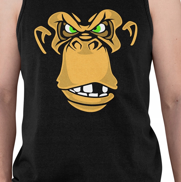 TANK TOP HORROR/ROCK ANGRY MONKEY Marka inna