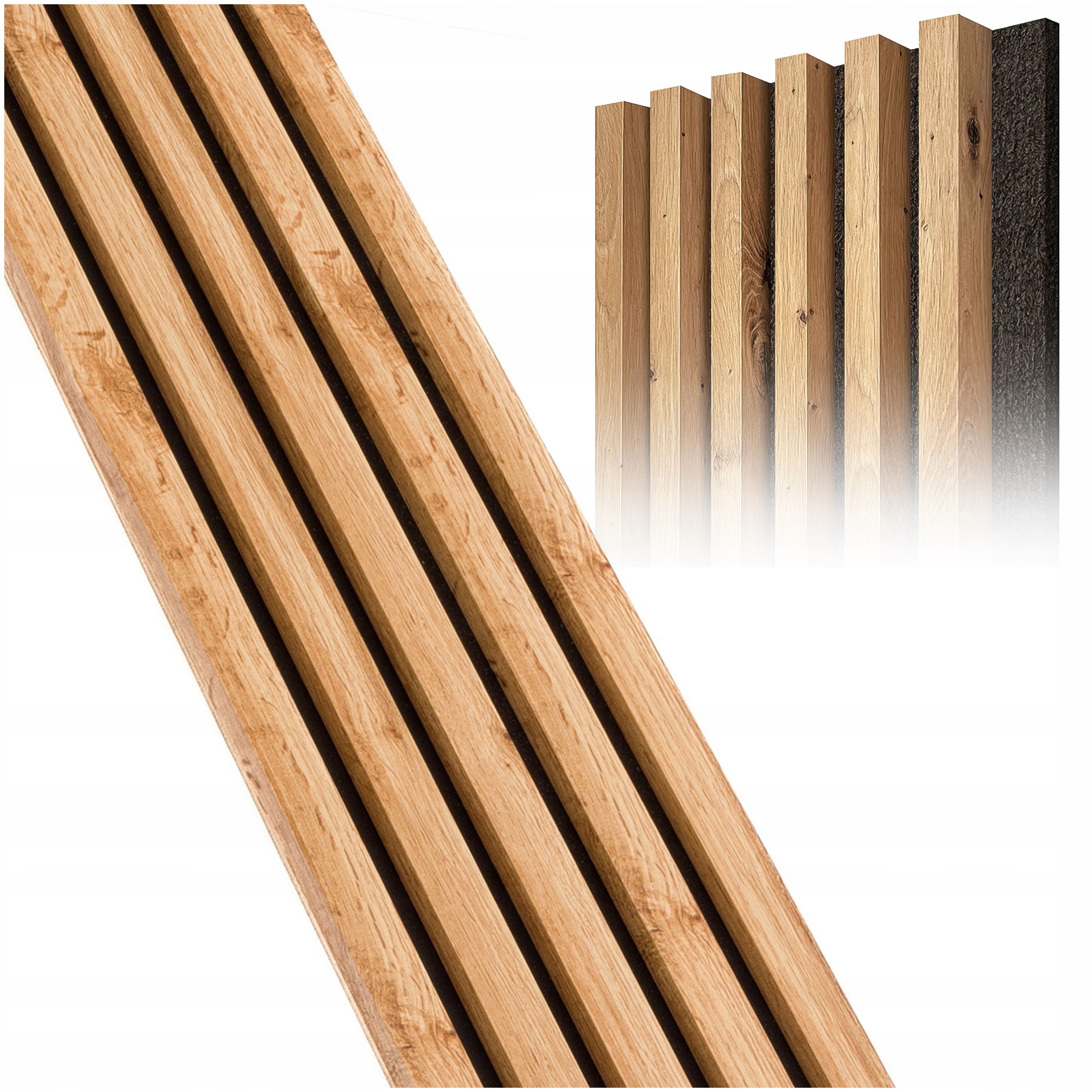 Lamely na plsti Startovací panel Stěnové startovací panely Dub Různé 275 x 21 cm