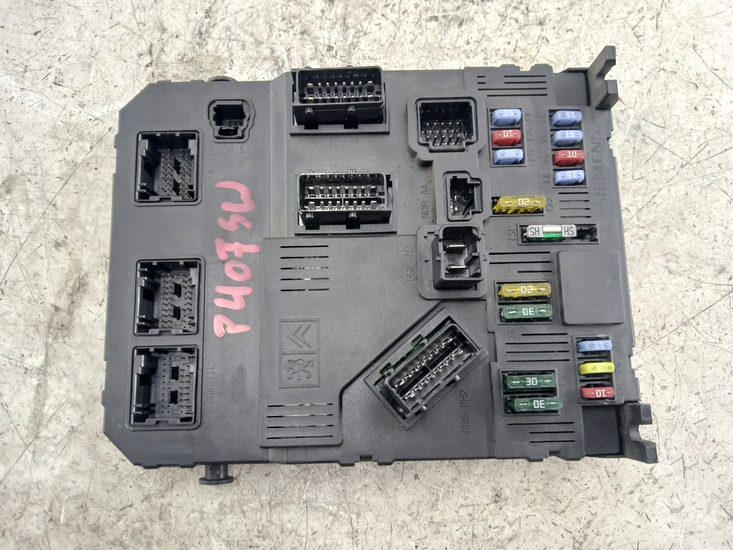 PEUGEOT 407 Module fusibles Module BSI 9655708380