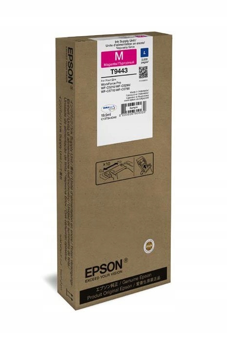 Originálny atrament Magenta Epson T9443 (C13T944340)