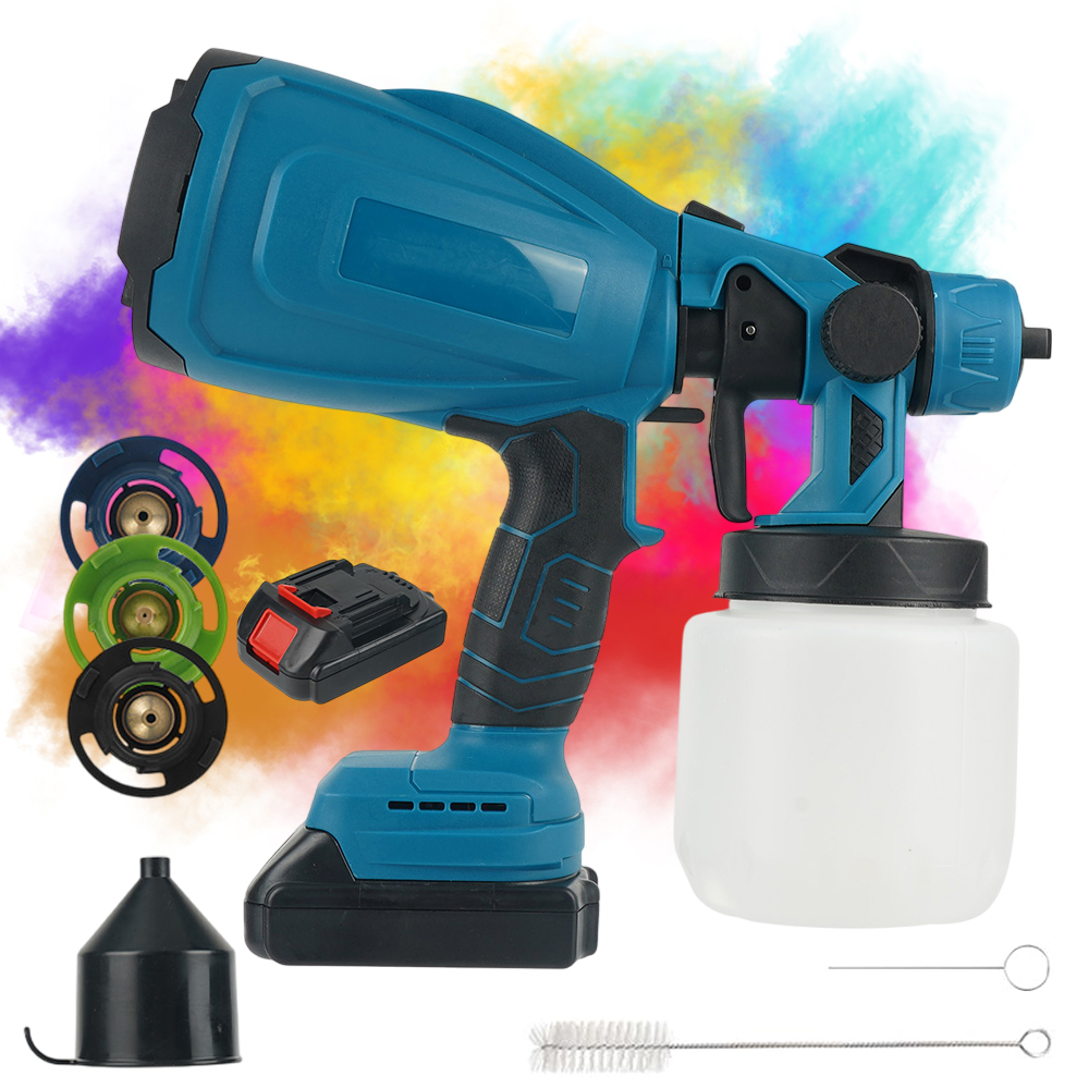 Elektrická Stříkací Pistole Se 3 Tryskami Na Stěnu 1000 ML