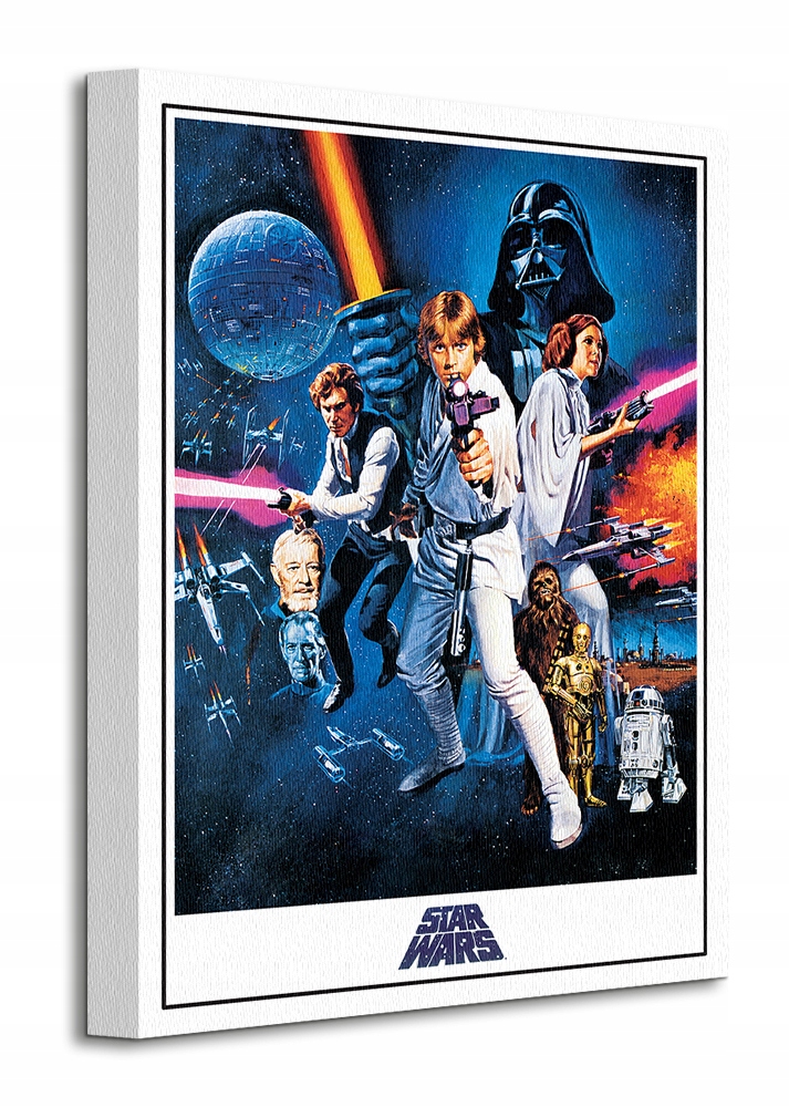 

Star Wars 4 Nowa Nadzieja obraz na płótnie 30x40