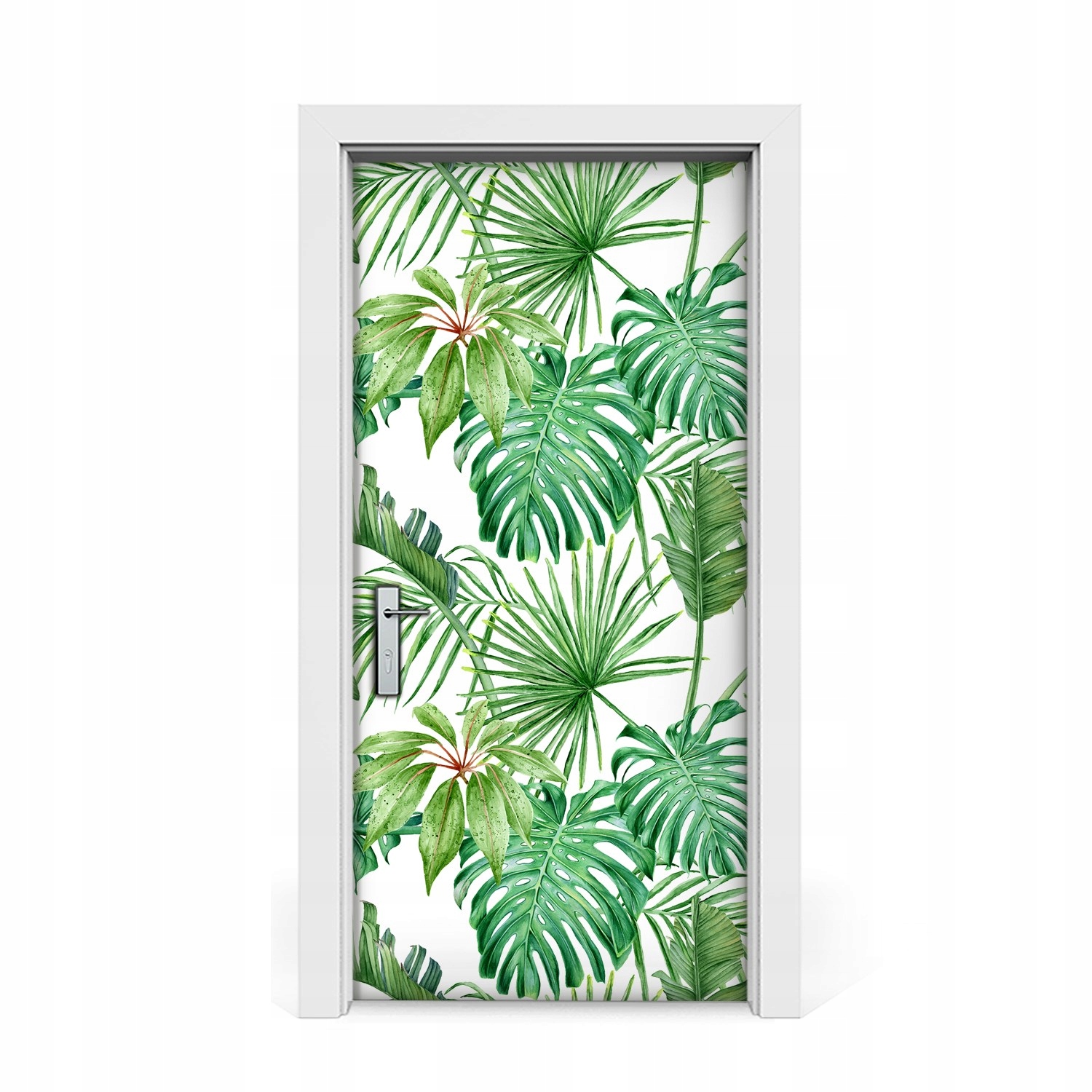 

Naklejka na Drzwi okleina Palma i Monstera 95x205