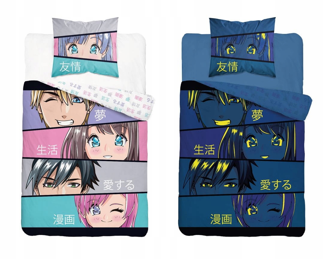 

Pościel bawełniana Anime 160x200 Korea Świecąca