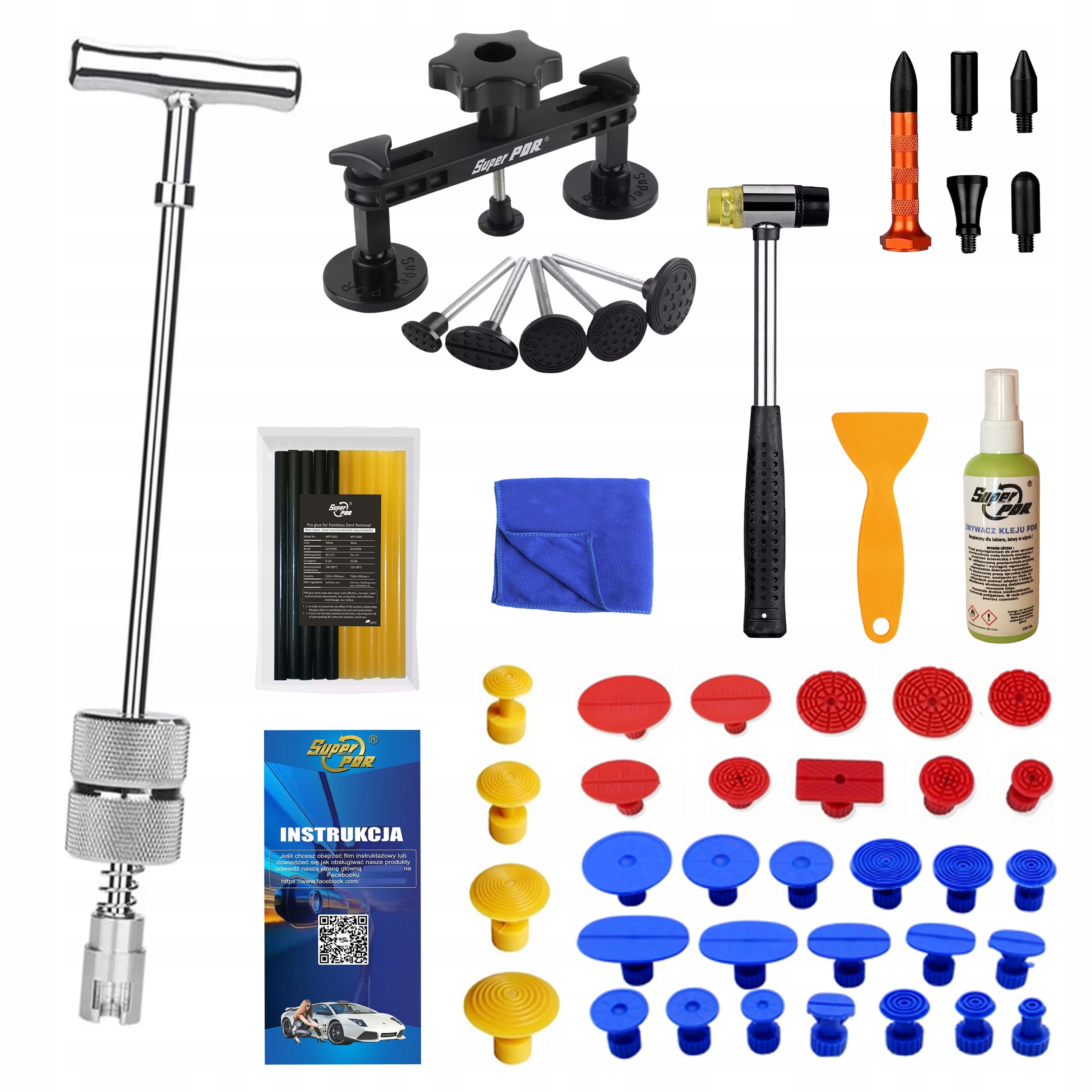 MŁOTEK BEZWŁASNOŚCIOWY USUWANIA WGNIECEŃ KAROSERII