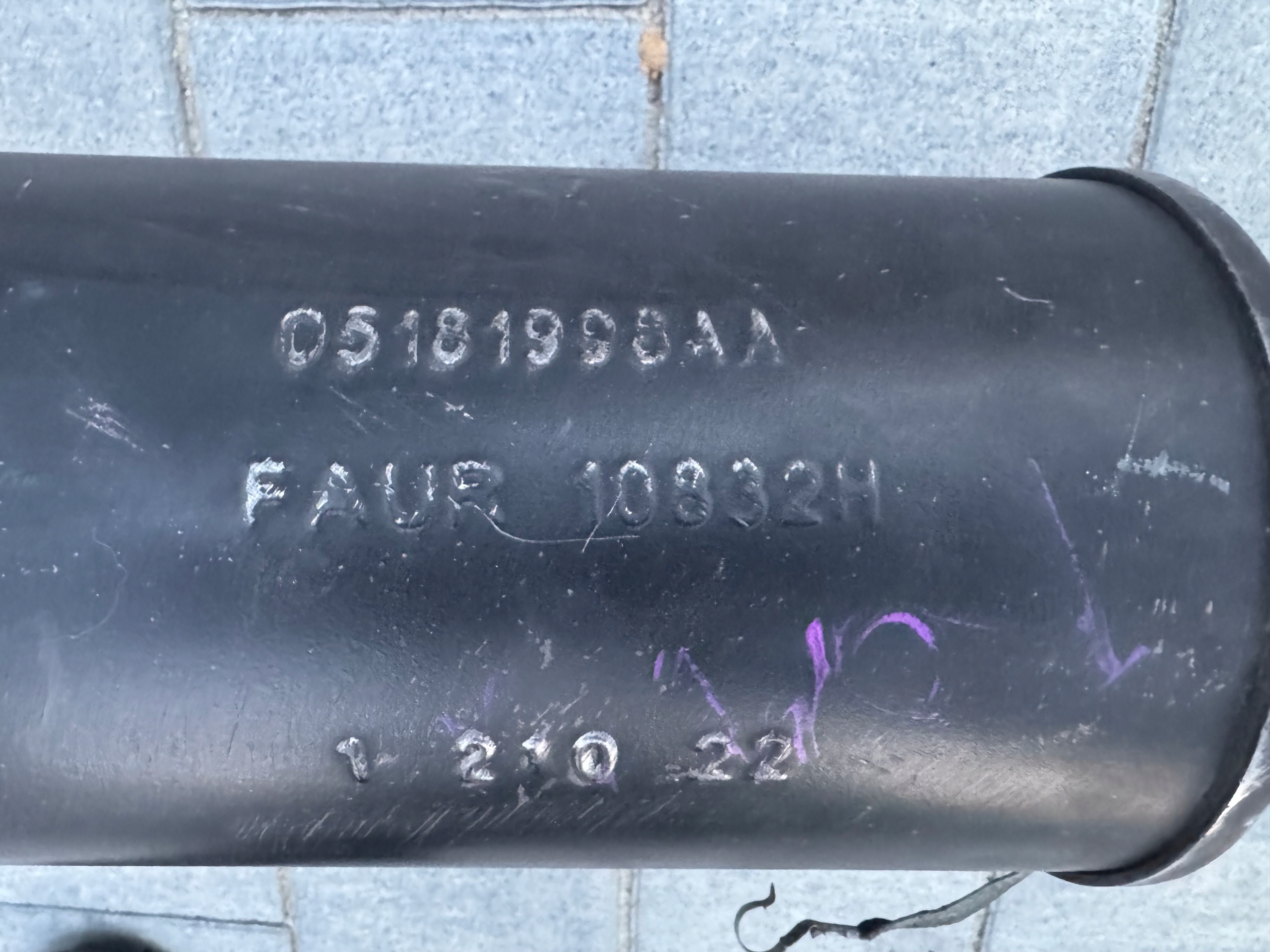 Dodge CHALLENGER система выпускной 2015+