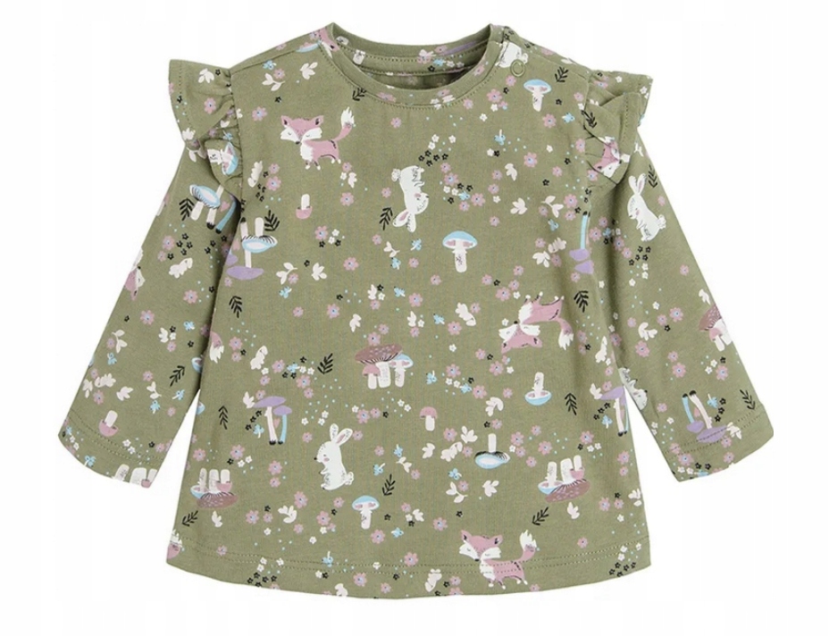 

Cool Club Bluzka długi rękaw khaki las r. 104