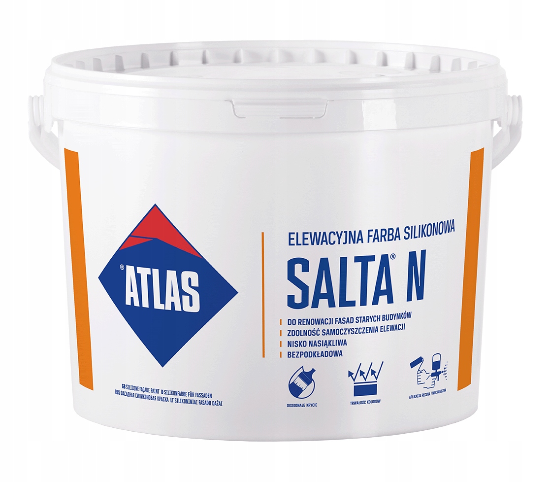 

Atlas Baza Farby Silikonowej Salta N Biała 10L