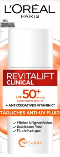 Paris Revitalift Clinical fluid anty-UV SPF 50+