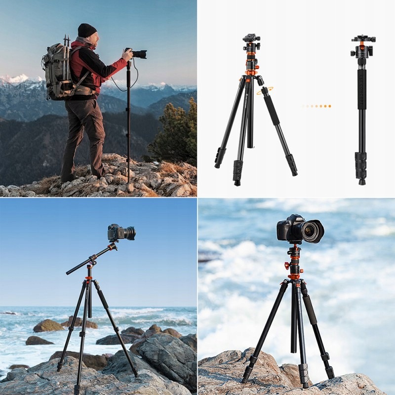 K&f Concept Foto stativ T254A7 s kulovou hlavou 230 cm (KF09.119)