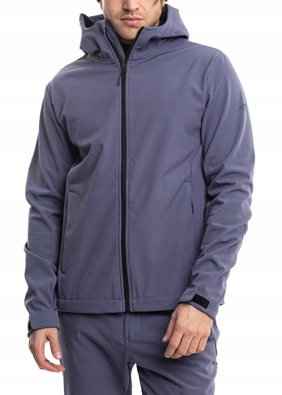 Pánská softshellová bunda 4F Hydrofobní s kapucí Sportovní NeoDry XXL