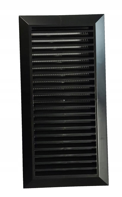 KRATKA WENTYLACYJNA 140x280 CZARNA TWORZYWO