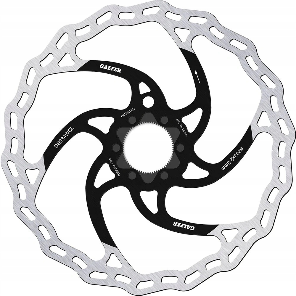 Brzdový kotouč Galfer DB034WCL 203x2,0 mm center-lock