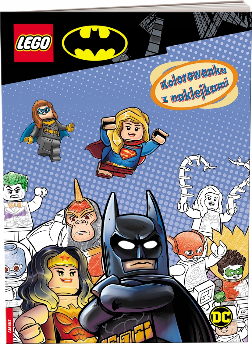 Lego Batman. Kolorowanka z naklejkami