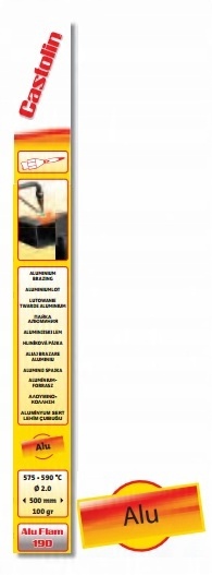 

Lut do aluminium Castolin AluFlam 190 paczka 100gr