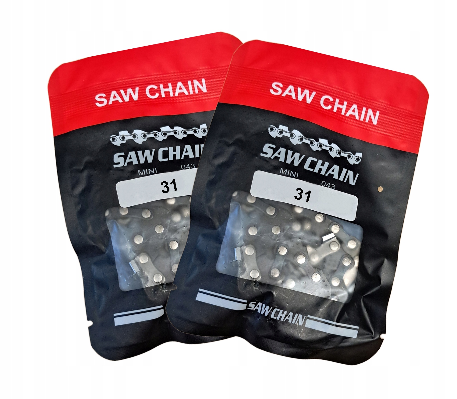 2 szt. Wysokiej jakości łańcuch do piły Parkside Paghs 20 Li C3 C4 31 og,