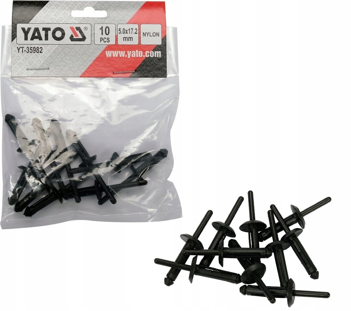 

Nity Plastikowe 5.0 x 17.2mm 10SZT. Yato YT-35982