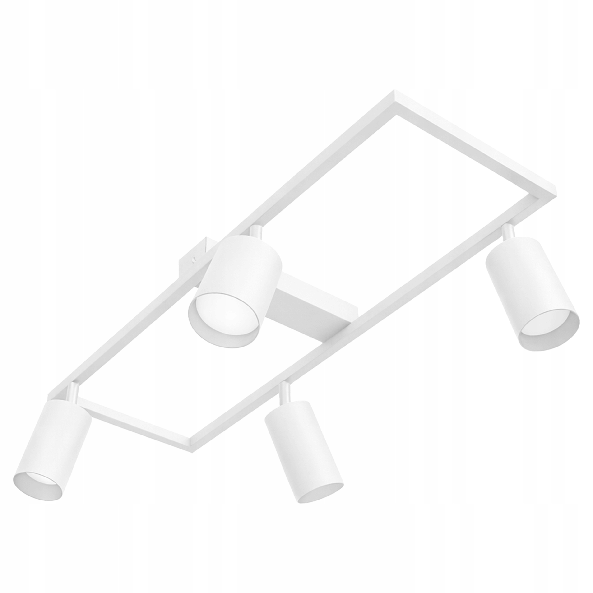 Stropní svítidlo na omítku, pohyblivá, 4xGU10, halogenová Led spotová lampa, bílá