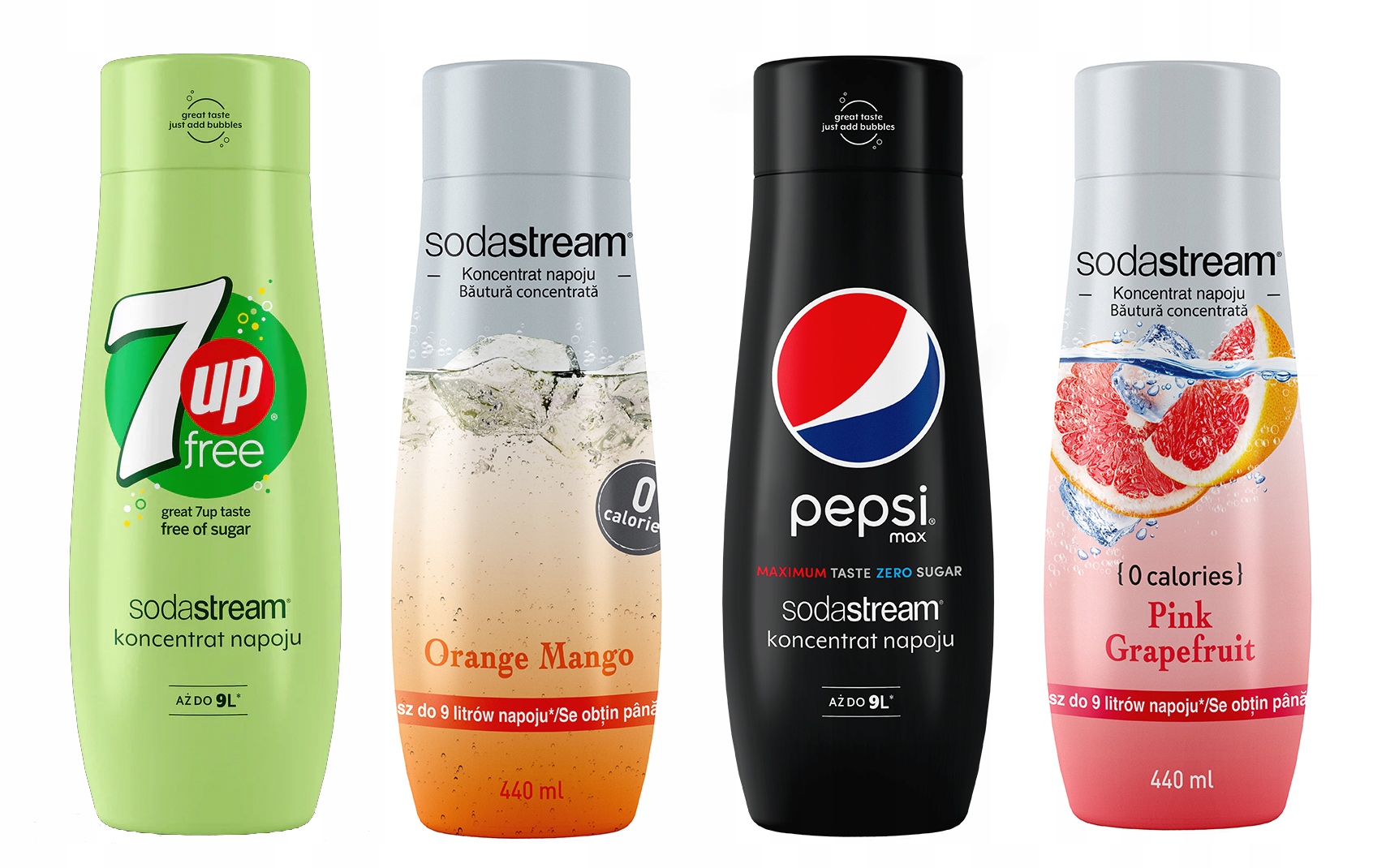 Sodastream : Concentrés > Pepsi & 7up > 2x Sirop Pepsi 440ml