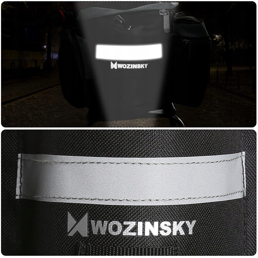 SAKWA ROWEROWA TORBA NA BAGAŻNIK NA ZAKUPY SAKWY NA ROWER 6L PASEK NA RAMIĘ Rodzaj torba