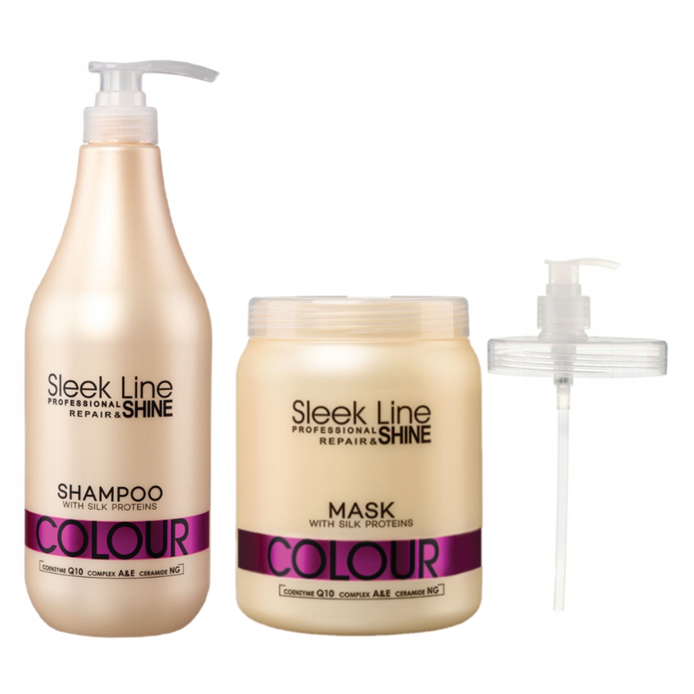 STAPIZ Sleek Line COLOR Zestaw 2x1L + POMPKA KOLOR