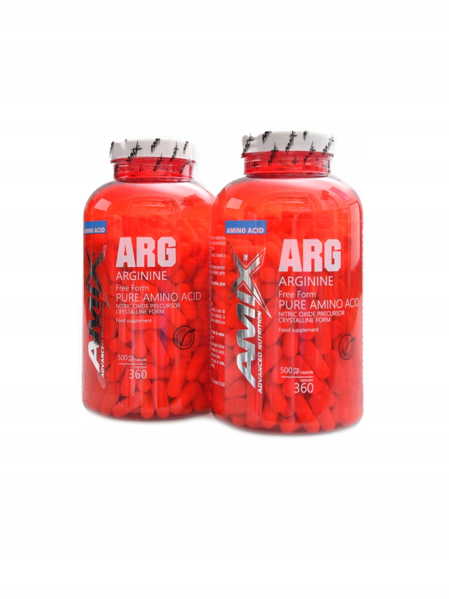 Amix Arginine 500 mg 2 x 360 kapslí Duopack