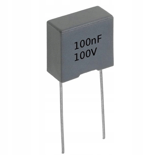 Kondensator Mkt 100nF 100V 104j raster 5mm