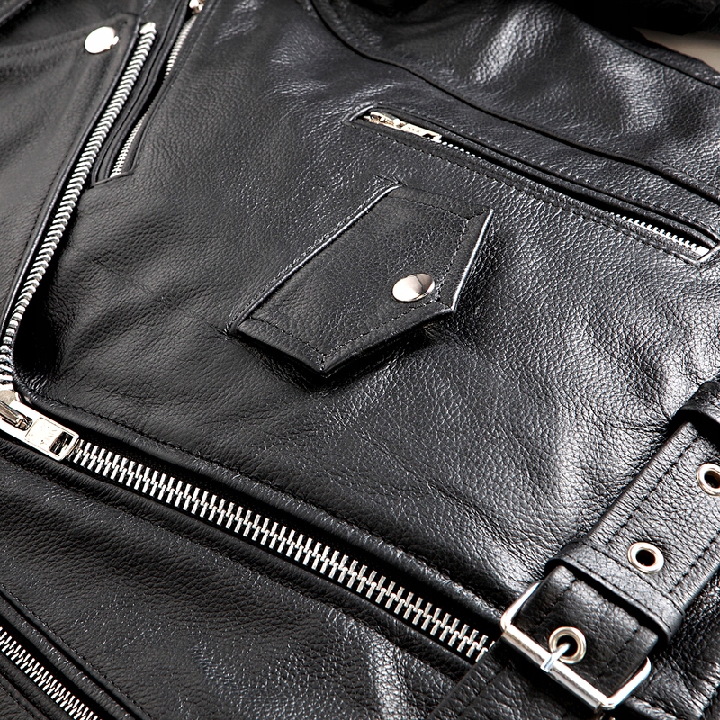 DAMSKA KURTKA SKÓRZANA OZONE RAMONES LADY BLACK XL Rozmiar XL