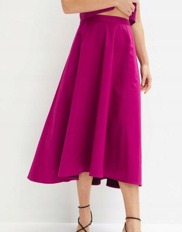 38 ROZKLOSZOWANA SPÓDNICA MIDI gzq Marka Bonprix