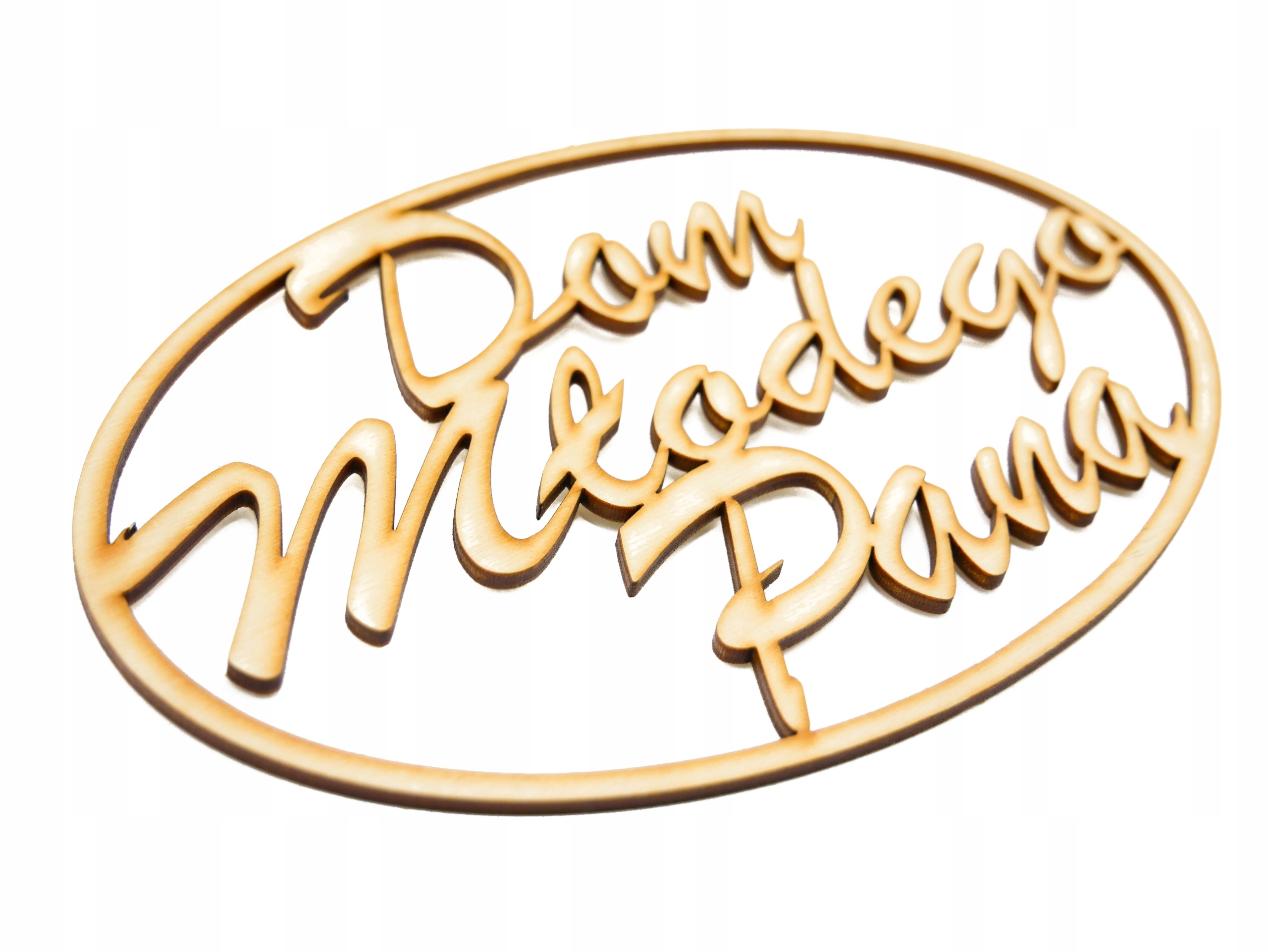 ELIPSA DEKOR SKLEJKA WESELE Dom Młodego Pana 20cm Marka inna