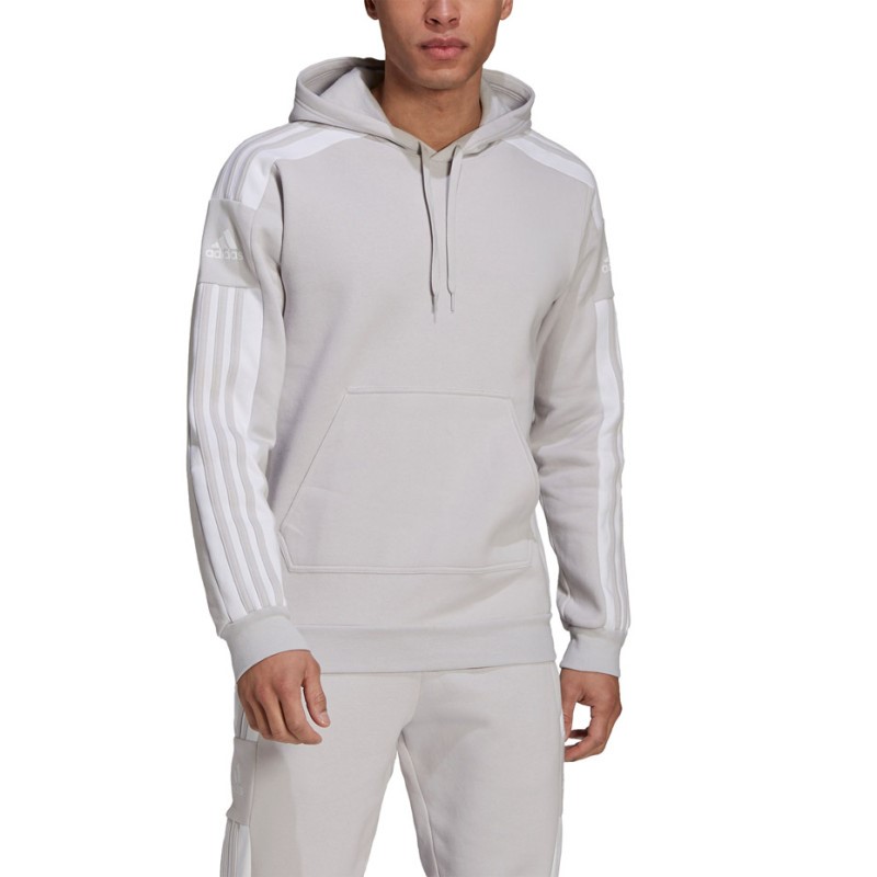 Sportovní mikina klokanka s kapucí pánská Adidas r.XXL šedá, módní logo
