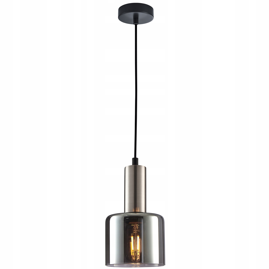 

Lampa Wisząca Zwis Santia X1 Chrom Nad Stół Italux