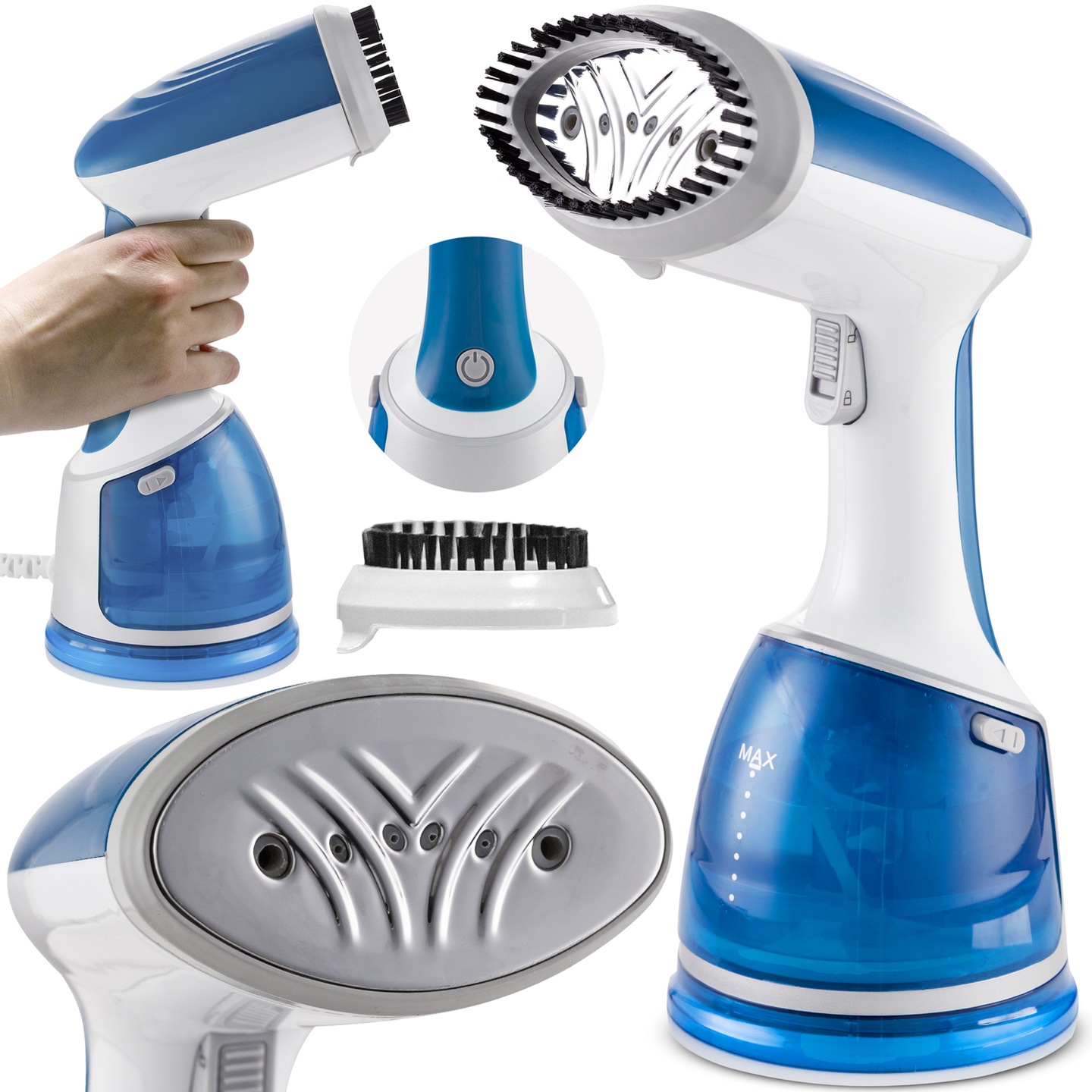 Parownica Ręczna Zelmer Do Ubrań Żelazko Parowe Steamer Regulacja Pary