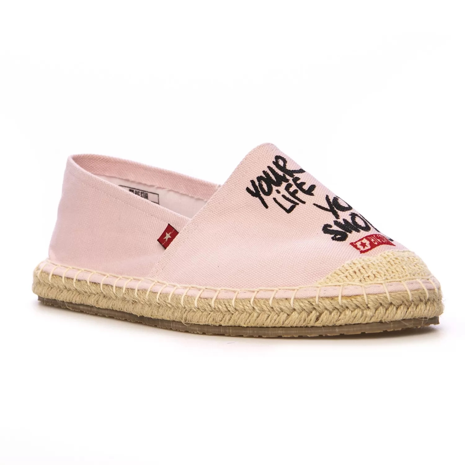 

Espadryle damskie różowe Big Star wygodne 38