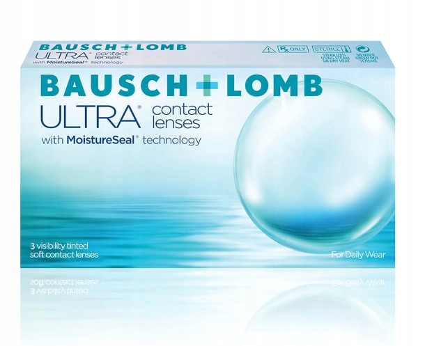 

Soczewki Ultra Bausch&Lomb 3 szt. moc -1,25