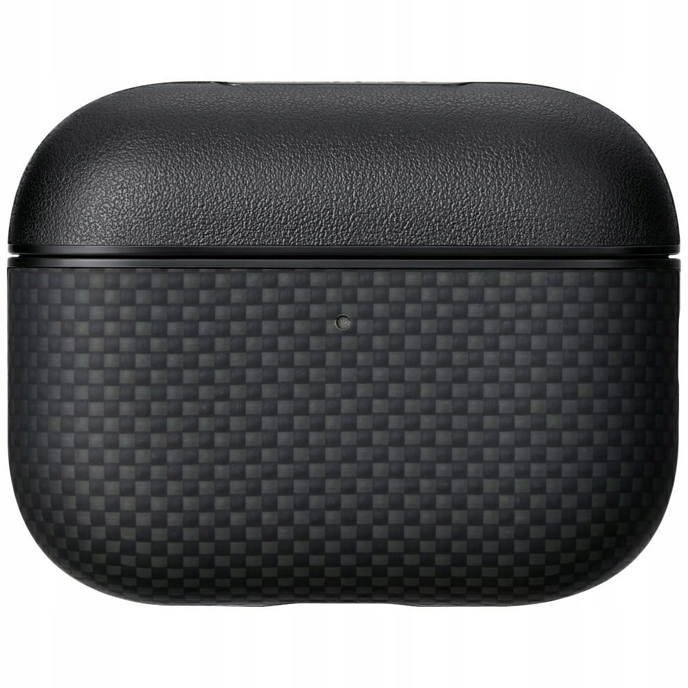 Puzdro Pitaka Aramid Fiber pre AirPods Pro 3 čierno-sivé