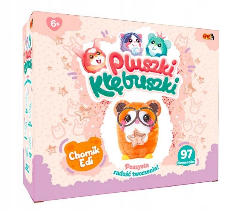

Zestaw kreatywny Pluszki kłębuszki Chomik Edi 97
