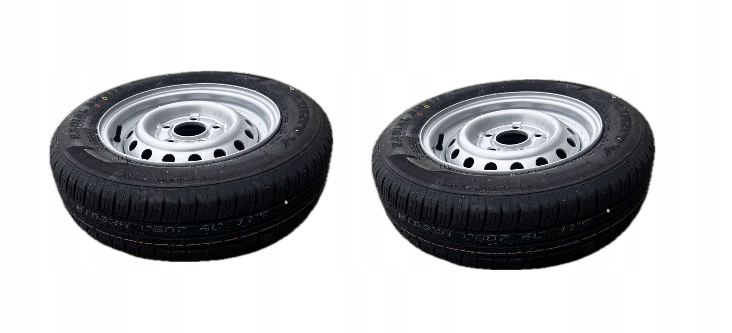 Sada 2 kol pro přívěs 165/70R13 84N M+s Security AW418 XL 5x112 ET30