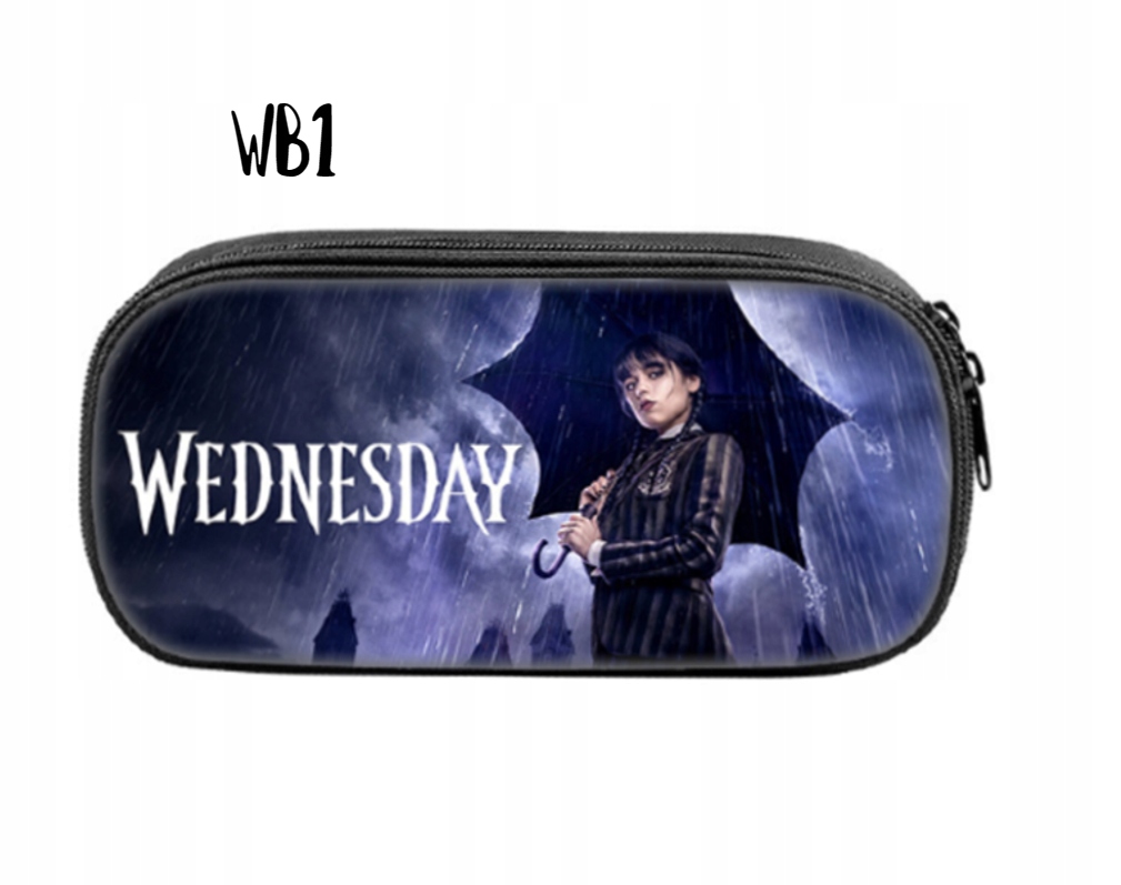 WIELOFUNKCYJNY ROZKŁADANY PIÓRNIK WEDNESDAY ADDAMS JENNA ORTEGA 5 WZORÓW Kod producenta P218