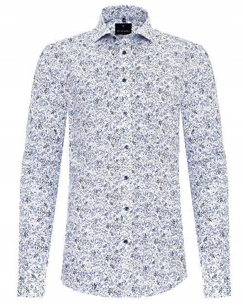 Pánská Košile DI Selentino S Květinami Borneo Slim Shirt: 45