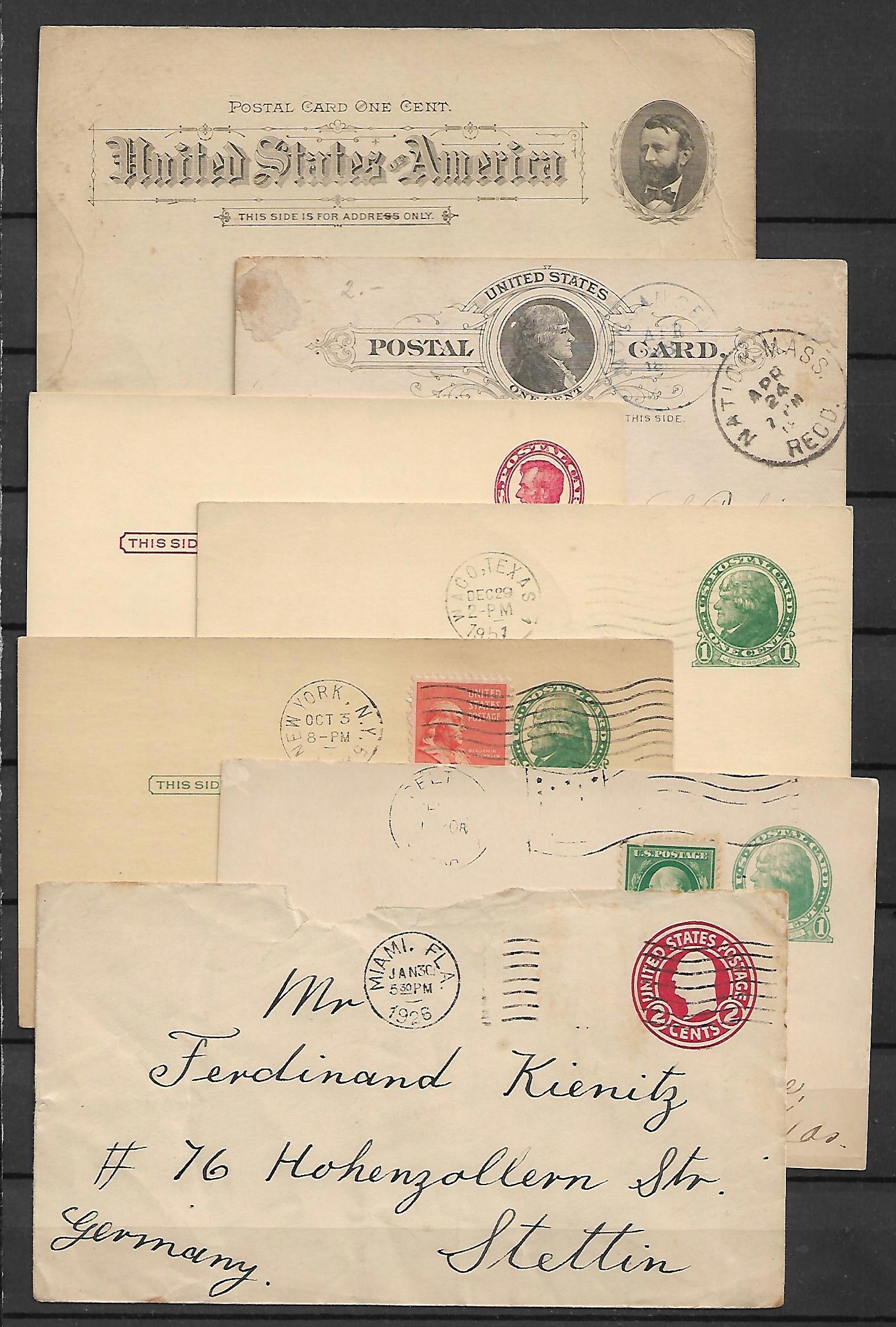 Cp. i Ck. USA KASOWANE I CZYSTE