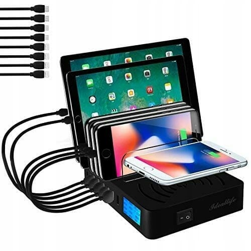 Szybka stacja ładująca PD20W QC3.0 z wieloma portami USB, 7 w 1 — miniatura 8