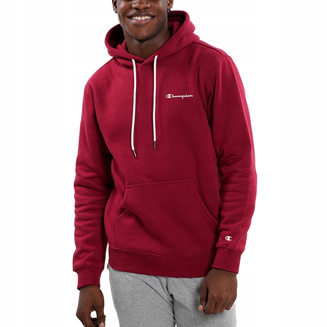 

Champion Bluza Męska Bordowa Z Kapturem Hooded S